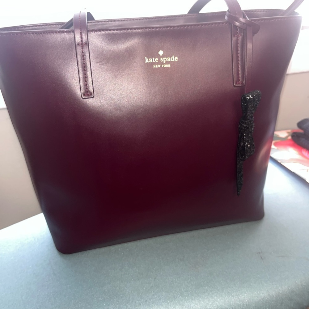 kate spade Deep Burgundy Tote Bag